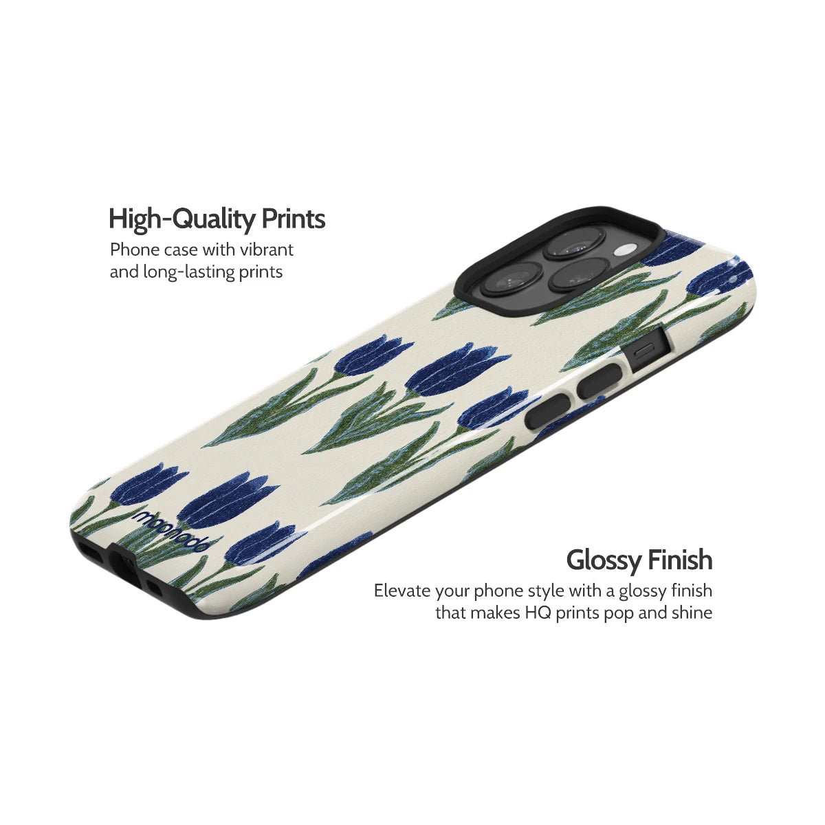 Midnight Tulip - iPhone 13 Pro Case
