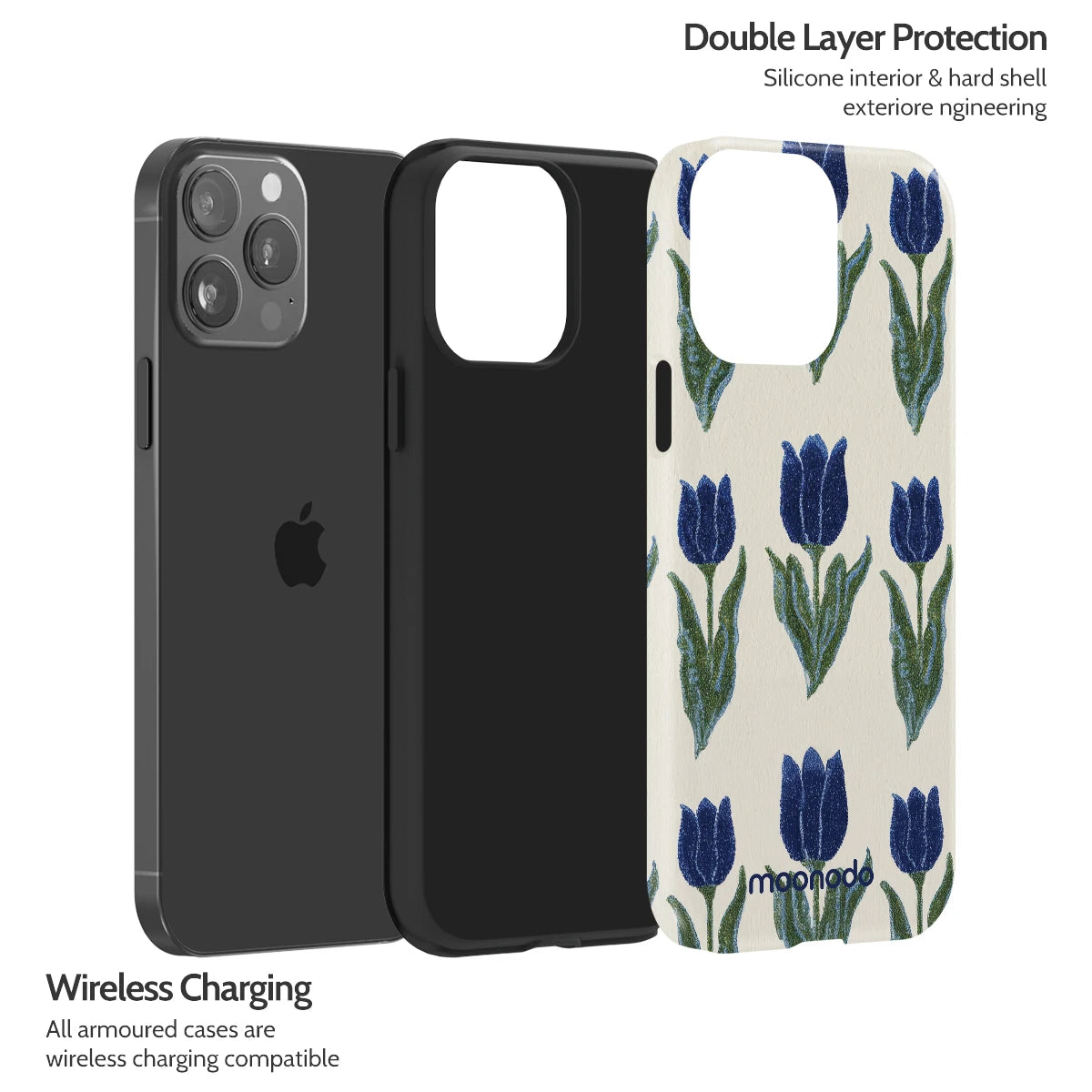 Midnight Tulip - iPhone 13 Pro Max Case