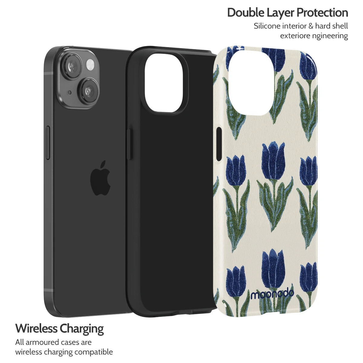 Midnight Tulip - iPhone 14 Case