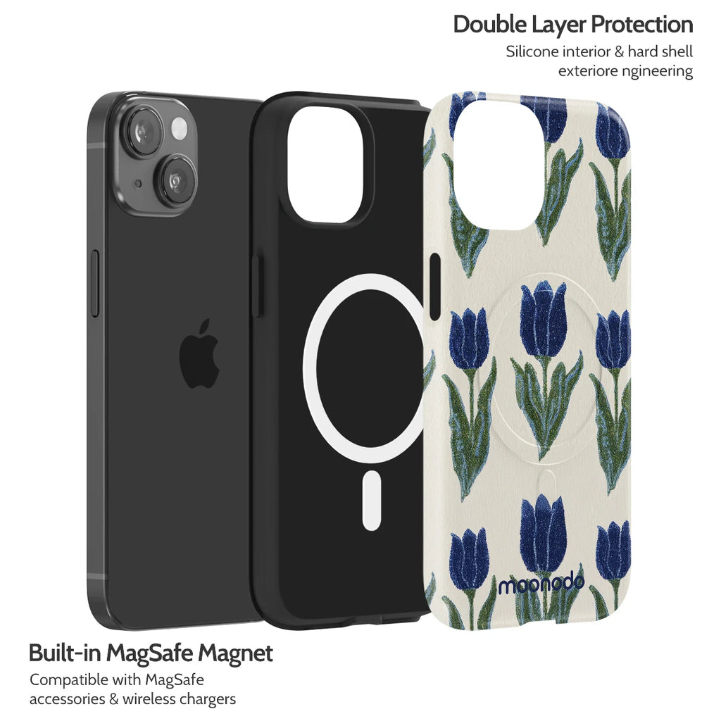 Midnight Tulip - iPhone 14 Case