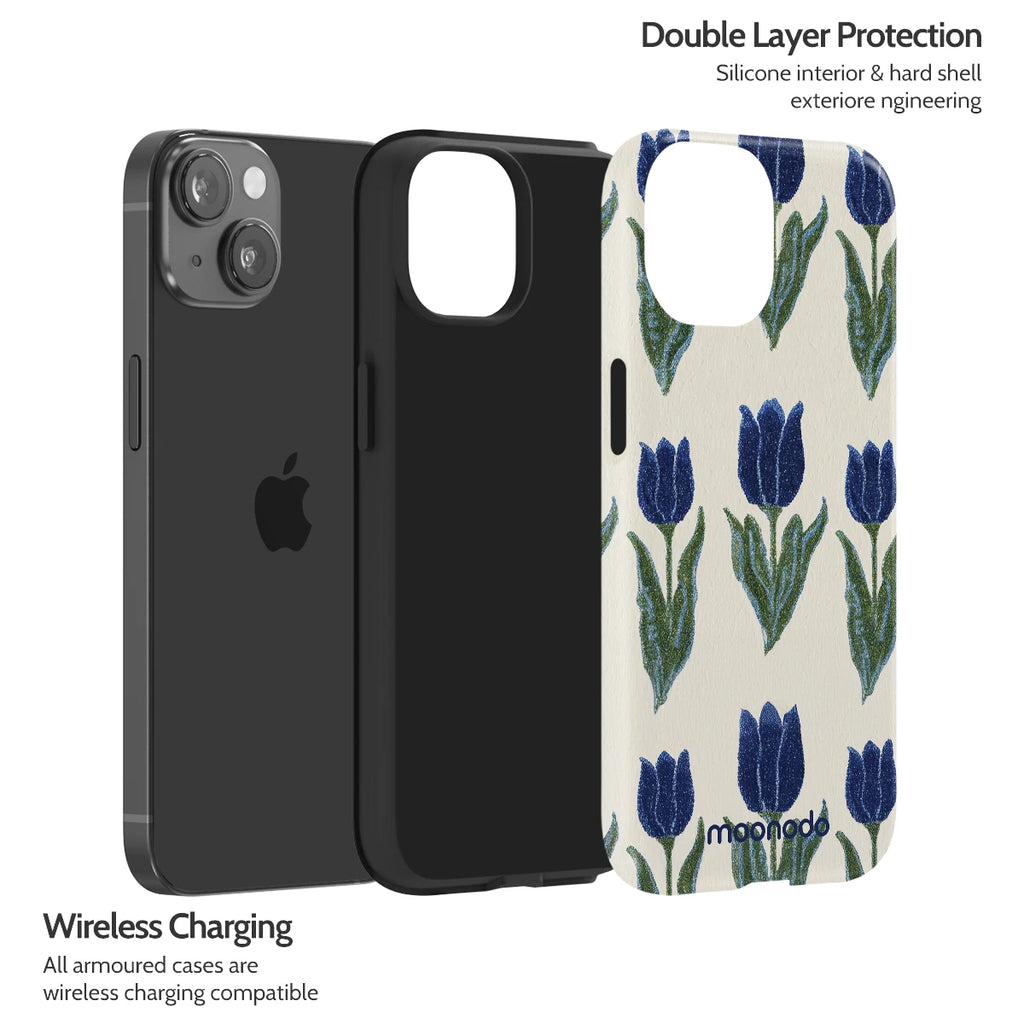 Midnight Tulip - iPhone 14 Case