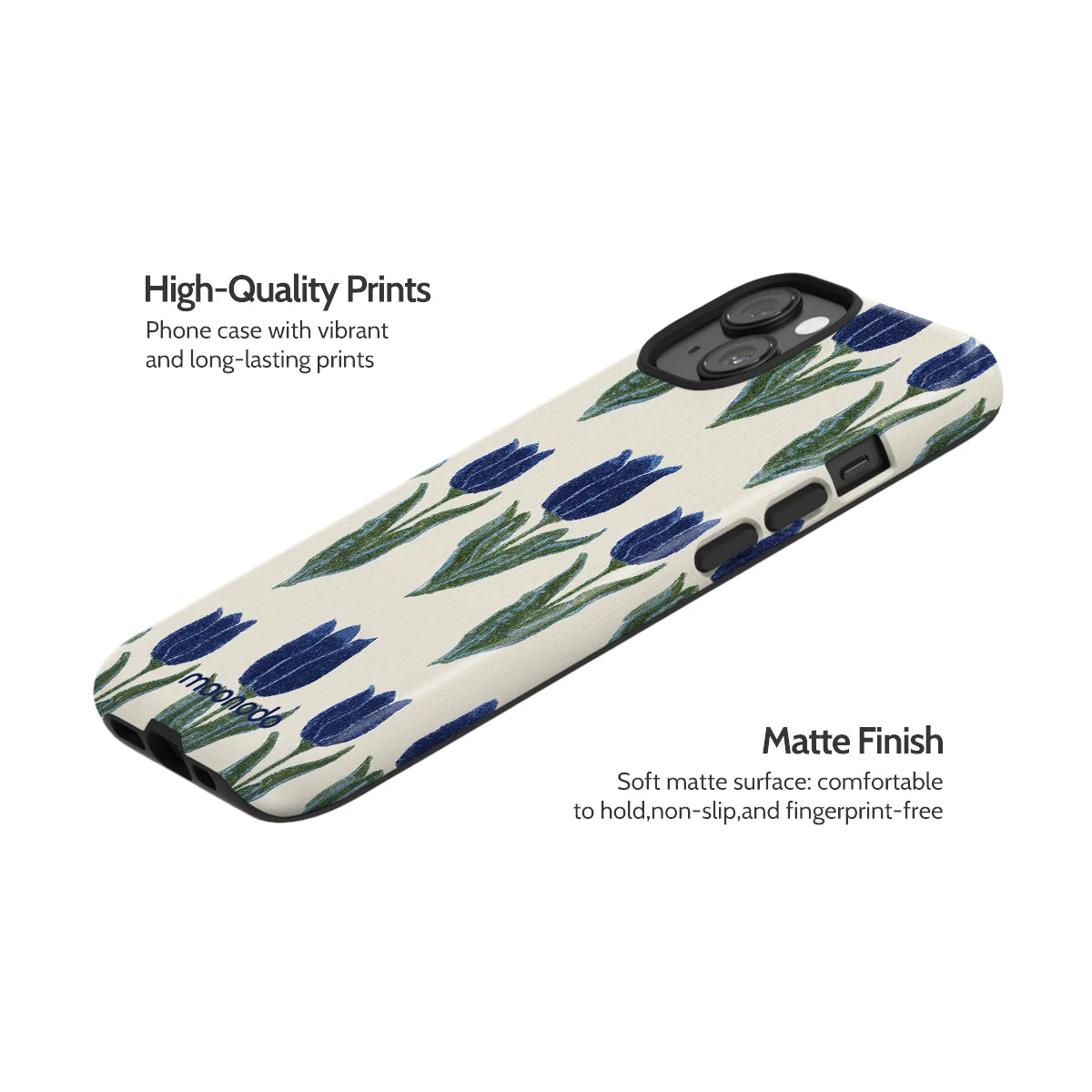 Midnight Tulip - iPhone 14 Case