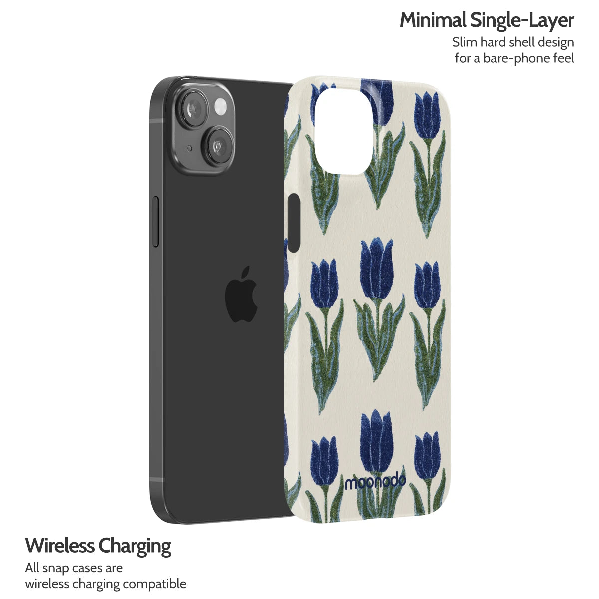 Midnight Tulip - iPhone 14 Plus Case