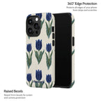 Midnight Tulip - iPhone 14 Pro Case