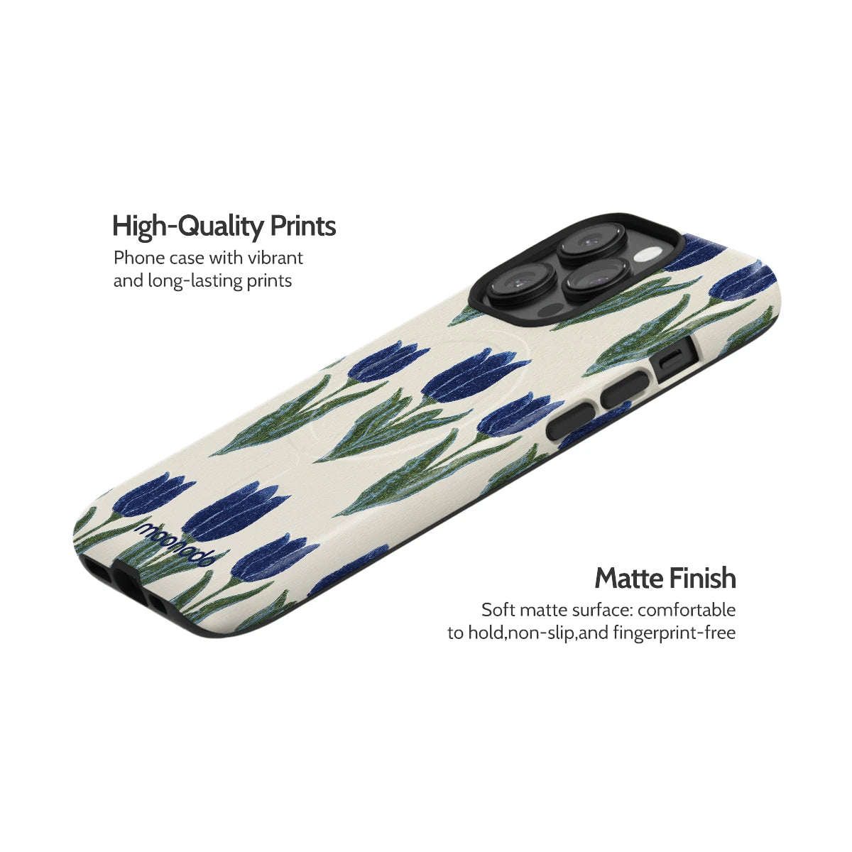 Midnight Tulip - iPhone 14 Pro Case