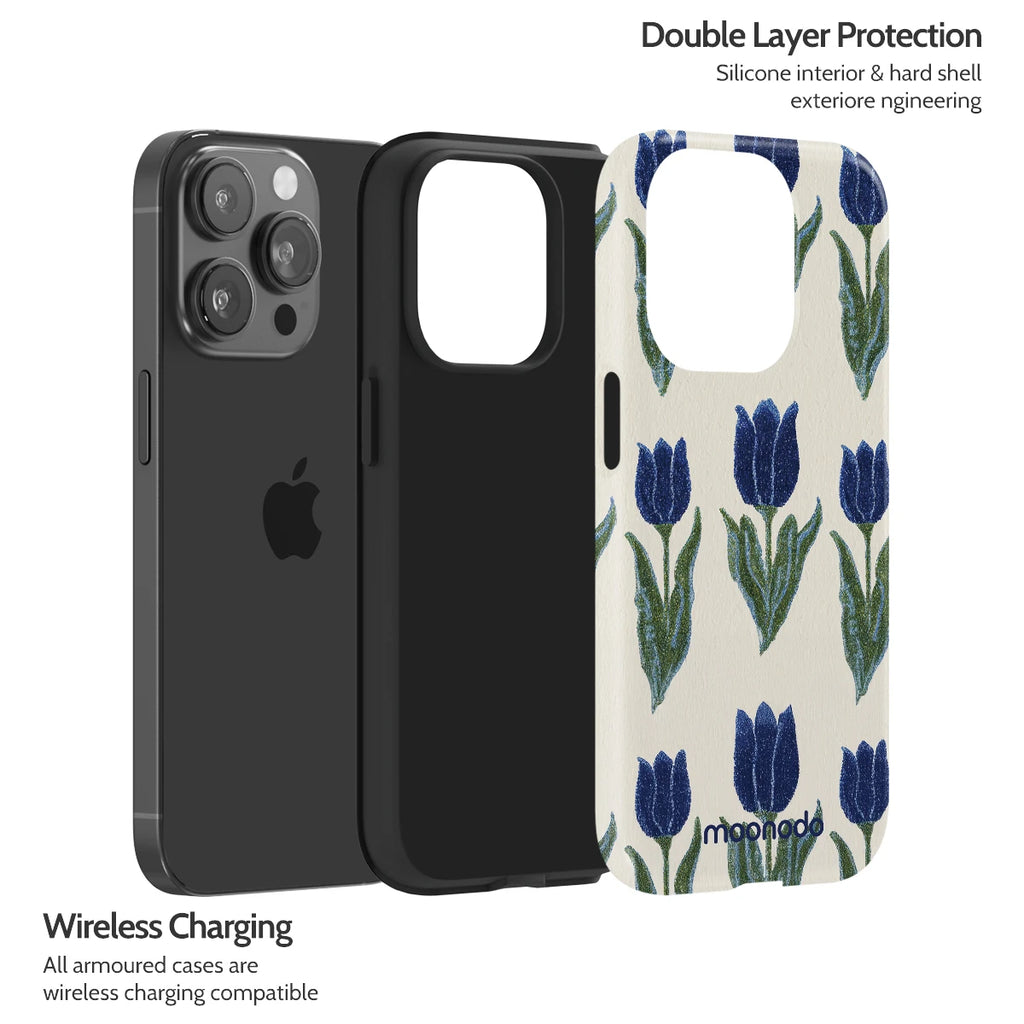 Midnight Tulip - iPhone 14 Pro Case