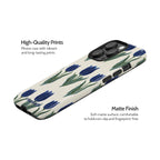 Midnight Tulip - iPhone 14 Pro Case