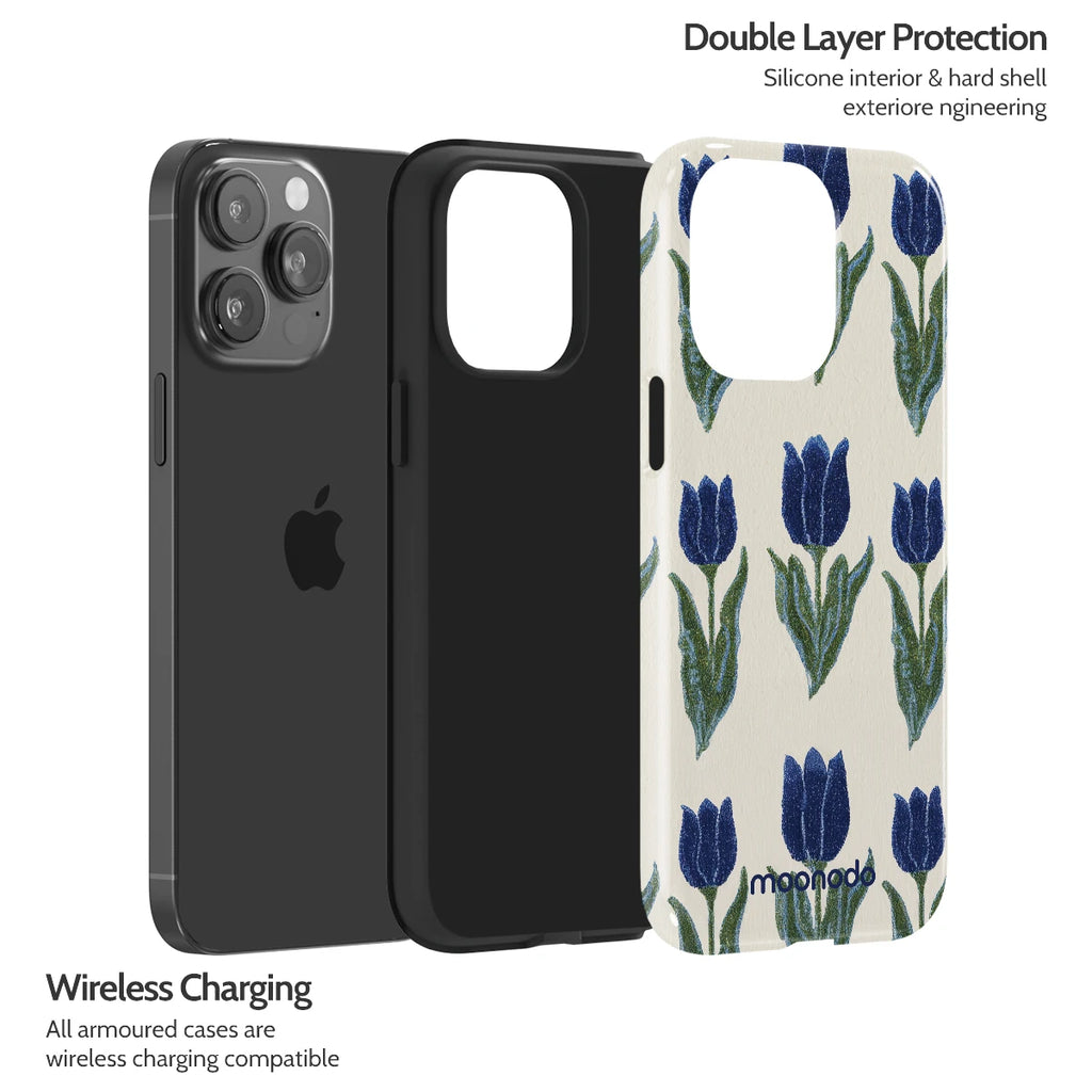 Midnight Tulip - iPhone 14 Pro Max Case