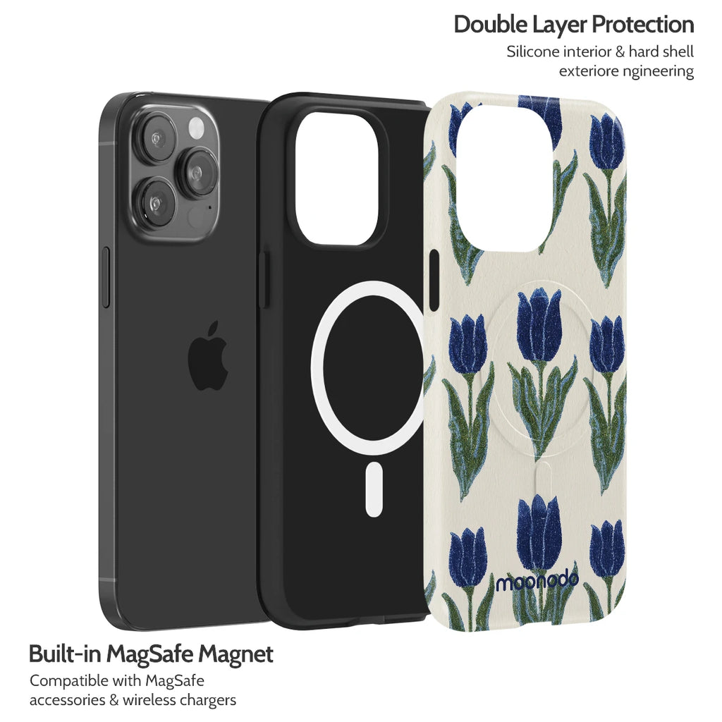 Midnight Tulip - iPhone 14 Pro Max Case