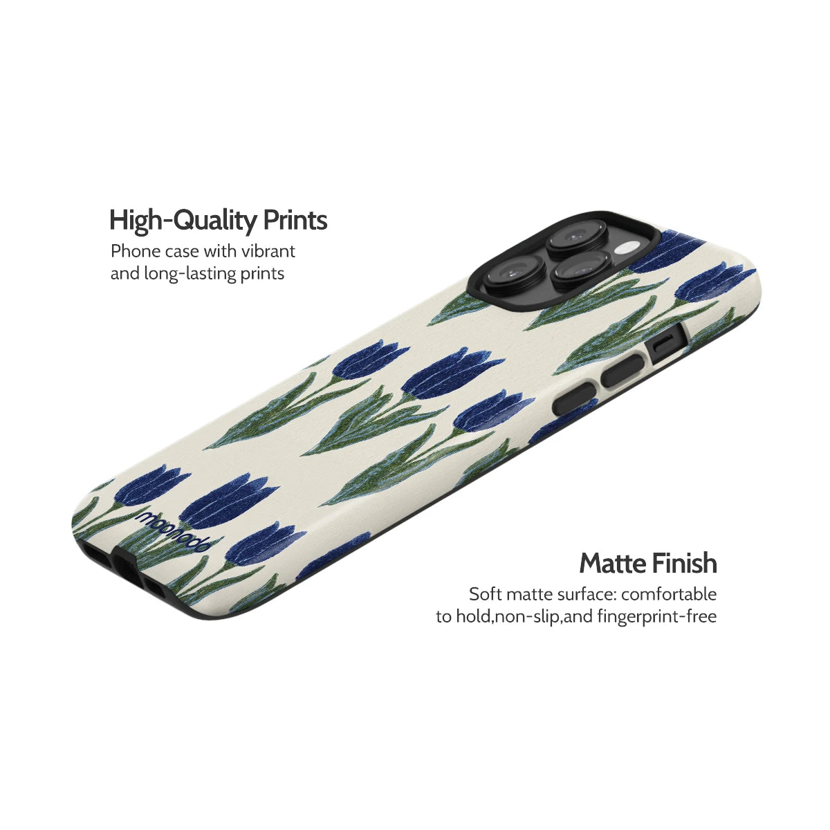 Midnight Tulip - iPhone 14 Pro Max Case