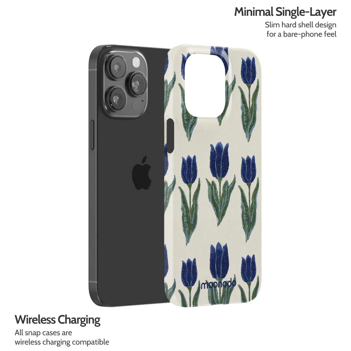 Midnight Tulip - iPhone 14 Pro Max Case
