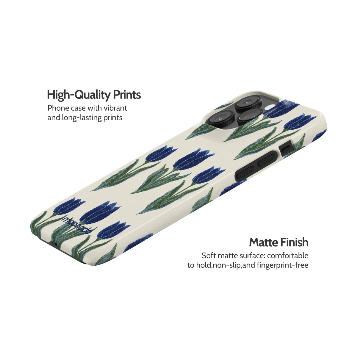 Midnight Tulip - iPhone 14 Pro Max Case