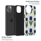 Midnight Tulip - iPhone 15 Case