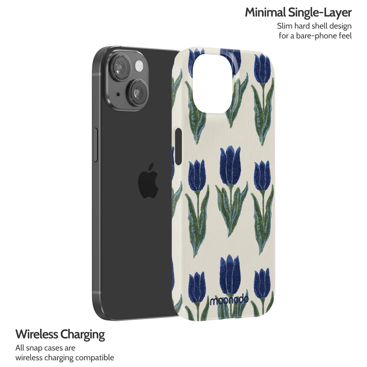 Midnight Tulip - iPhone 15 Case