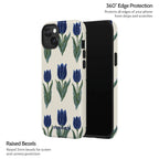 Midnight Tulip - iPhone 15 Plus Case