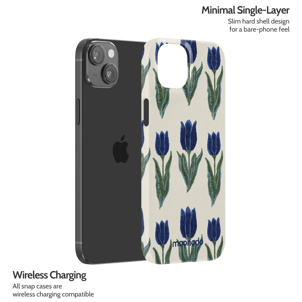 Midnight Tulip - iPhone 15 Plus Case