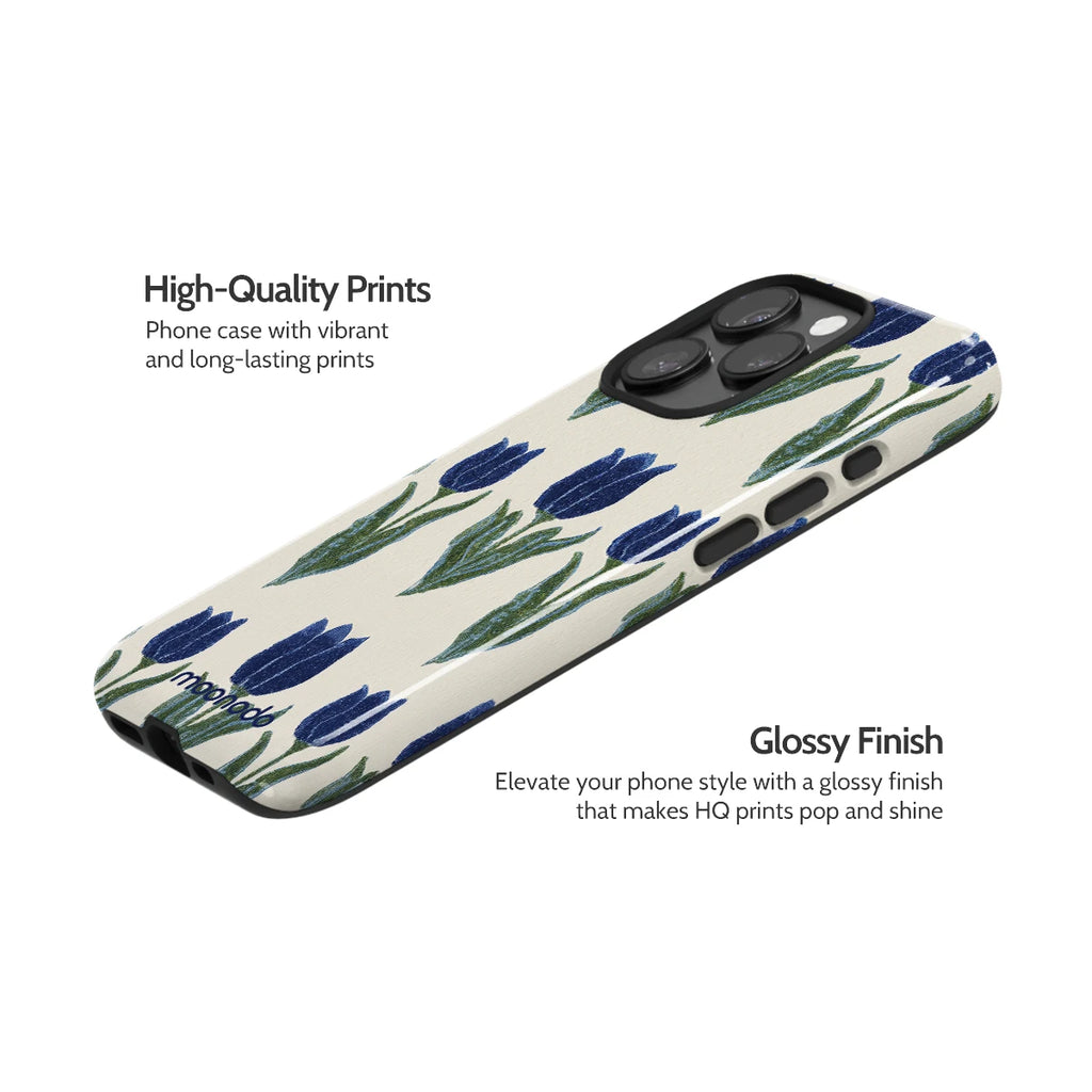 Midnight Tulip - iPhone 15 Pro Case