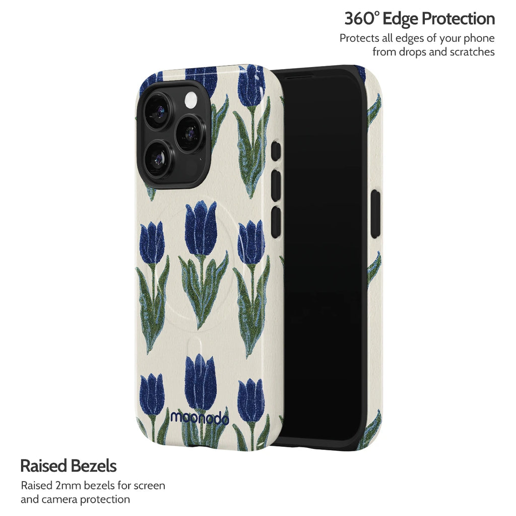 Midnight Tulip - iPhone 15 Pro Case