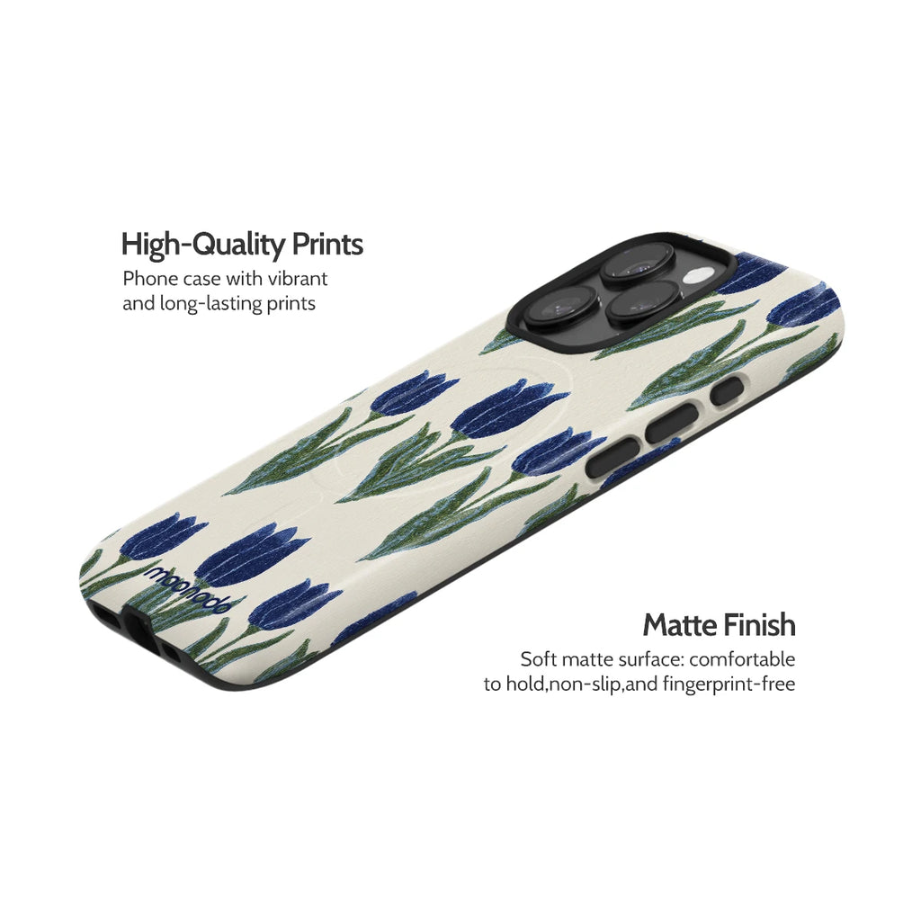 Midnight Tulip - iPhone 15 Pro Case
