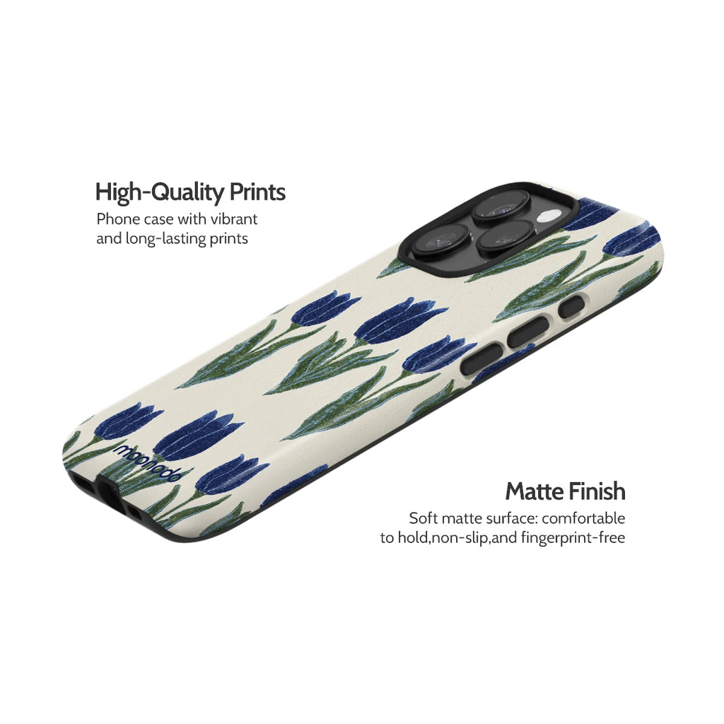 Midnight Tulip - iPhone 15 Pro Case