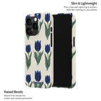 Midnight Tulip - iPhone 15 Pro Case