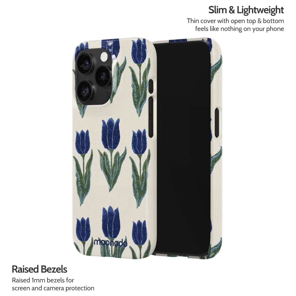 Midnight Tulip - iPhone 15 Pro Case