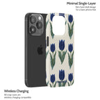 Midnight Tulip - iPhone 15 Pro Case