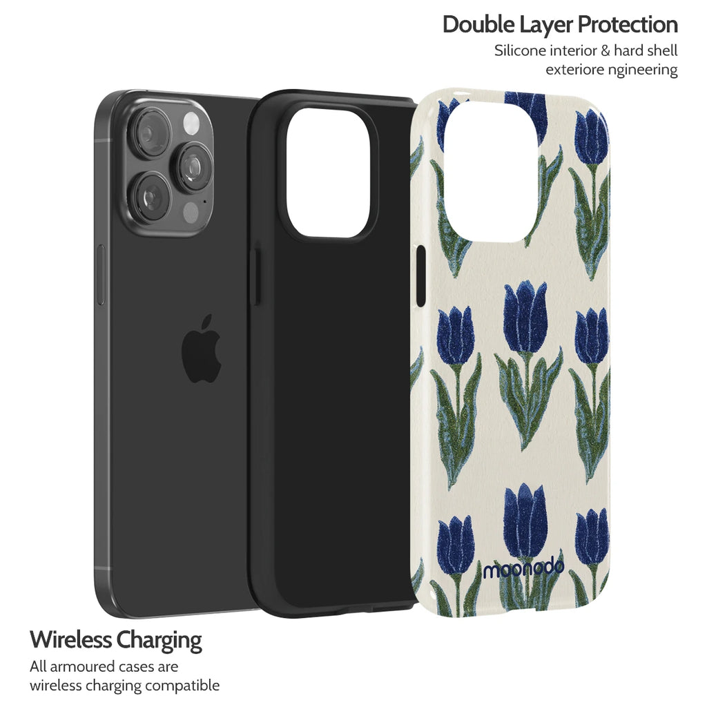 Midnight Tulip - iPhone 15 Pro Max Case