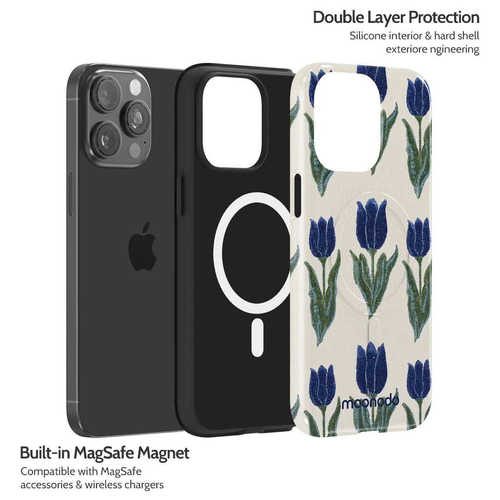 Midnight Tulip - iPhone 15 Pro Max Case