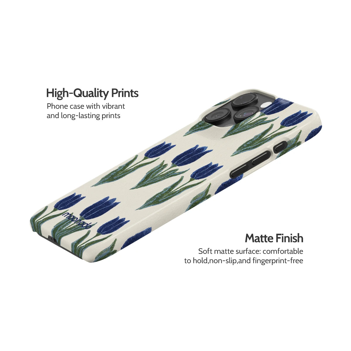 Midnight Tulip - iPhone 15 Pro Max Case