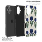 Midnight Tulip - iPhone 16 Case