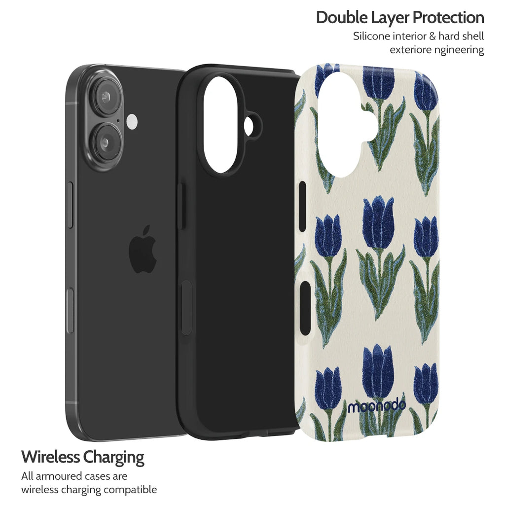 Midnight Tulip - iPhone 16 Case