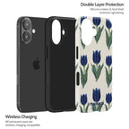 Midnight Tulip - iPhone 16 Case