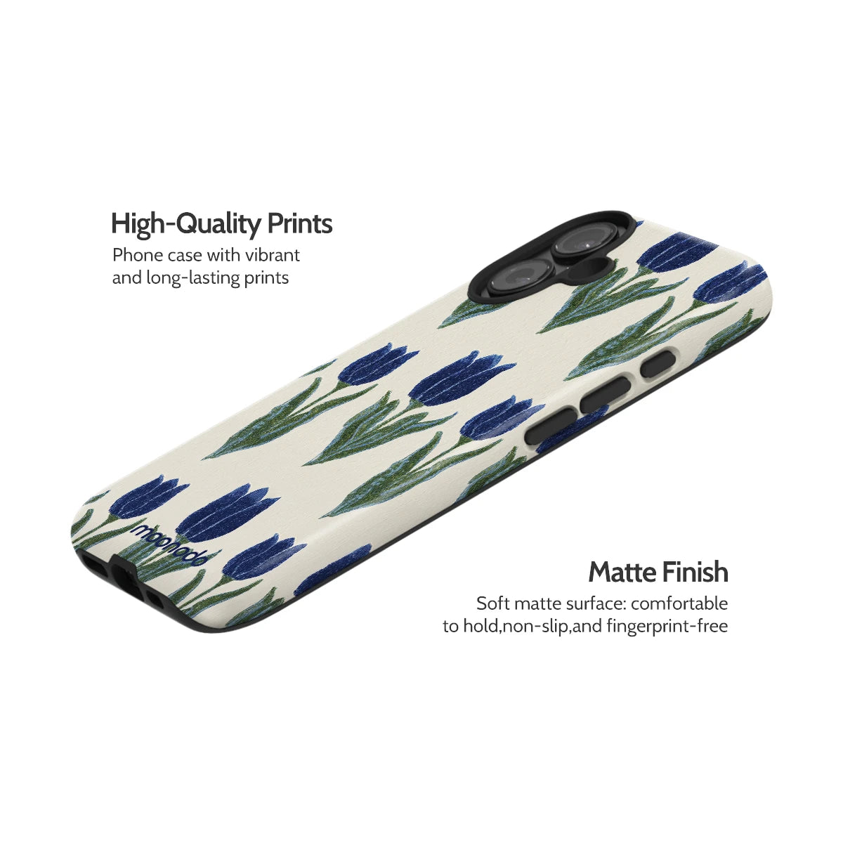 Midnight Tulip - iPhone 16 Case