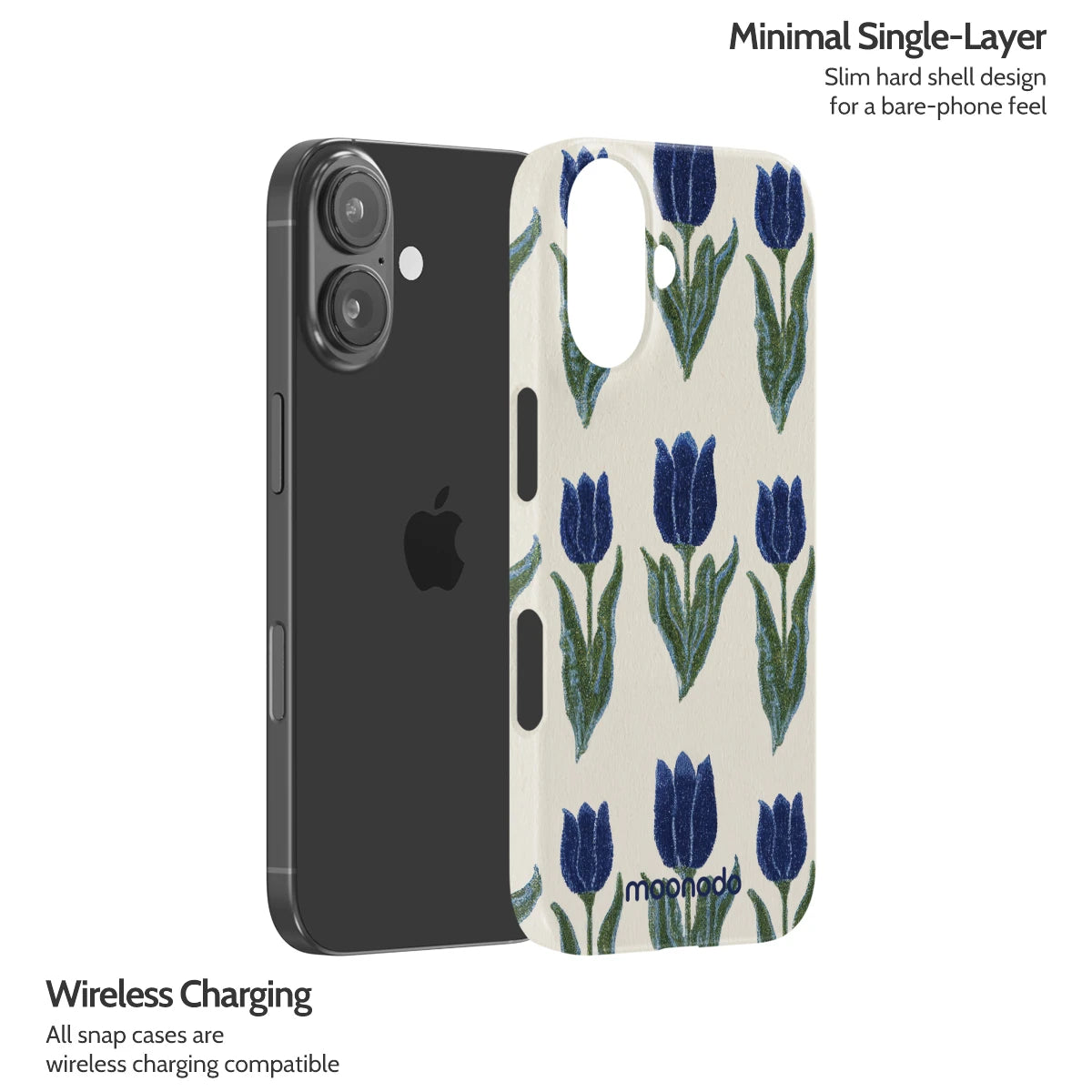 Midnight Tulip - iPhone 16 Case