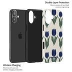 Midnight Tulip - iPhone 16 Plus Case
