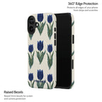 Midnight Tulip - iPhone 16 Plus Case