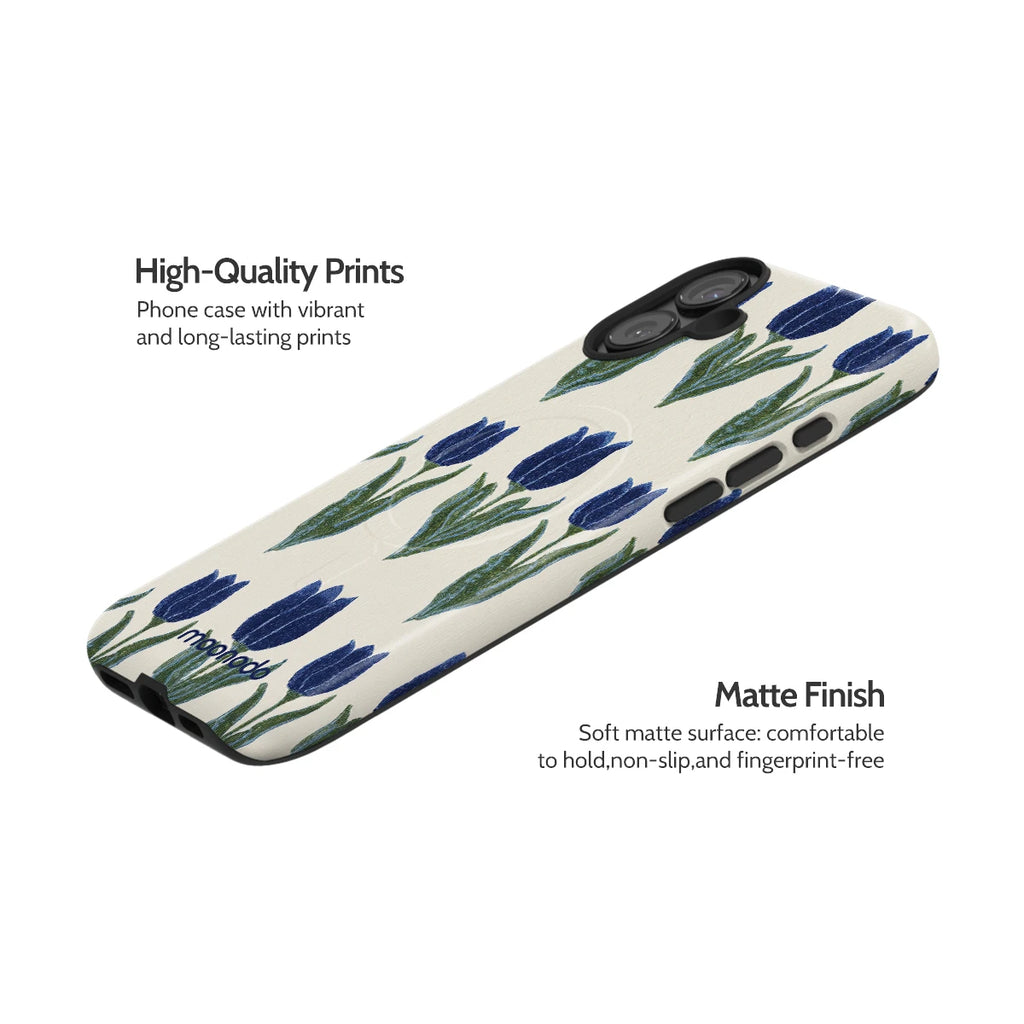Midnight Tulip - iPhone 16 Plus Case