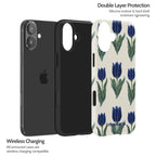 Midnight Tulip - iPhone 16 Plus Case