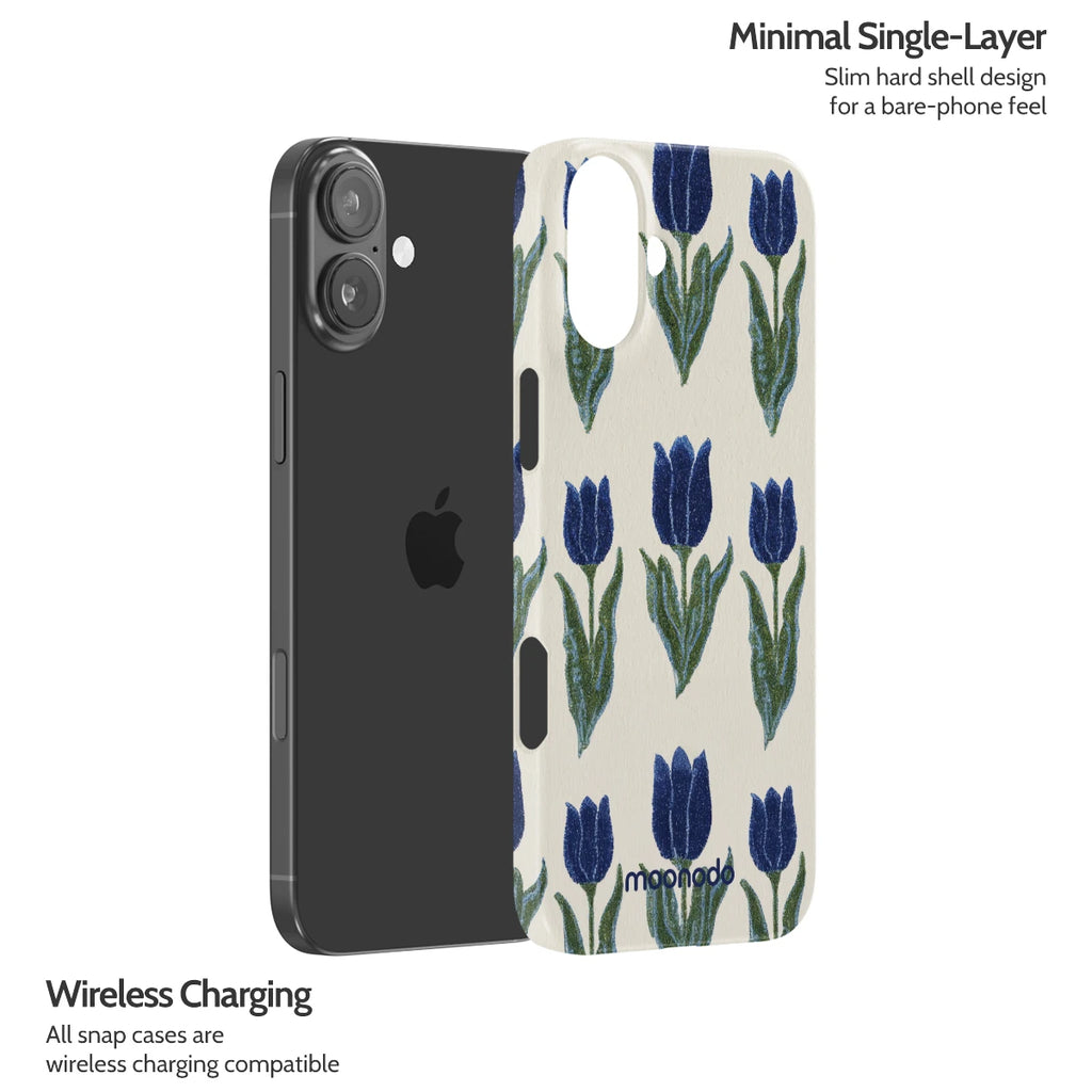 Midnight Tulip - iPhone 16 Plus Case