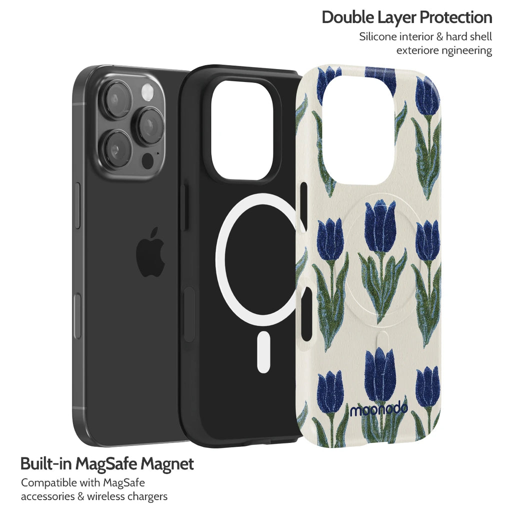 Midnight Tulip - iPhone 16 Pro Case
