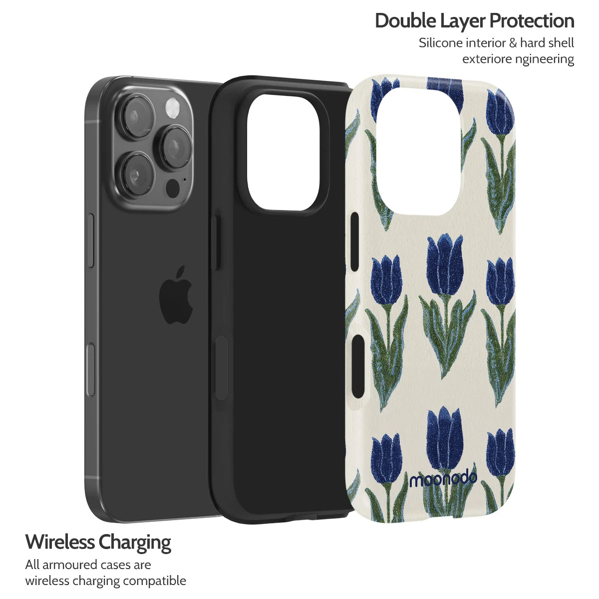 Midnight Tulip - iPhone 16 Pro Case