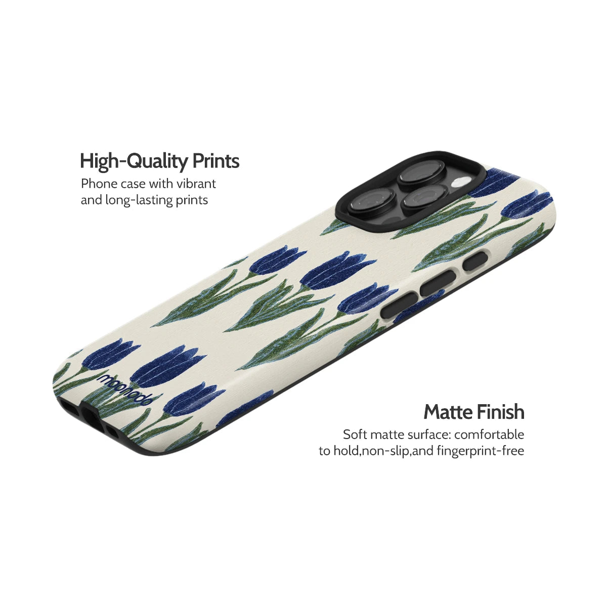 Midnight Tulip - iPhone 16 Pro Case