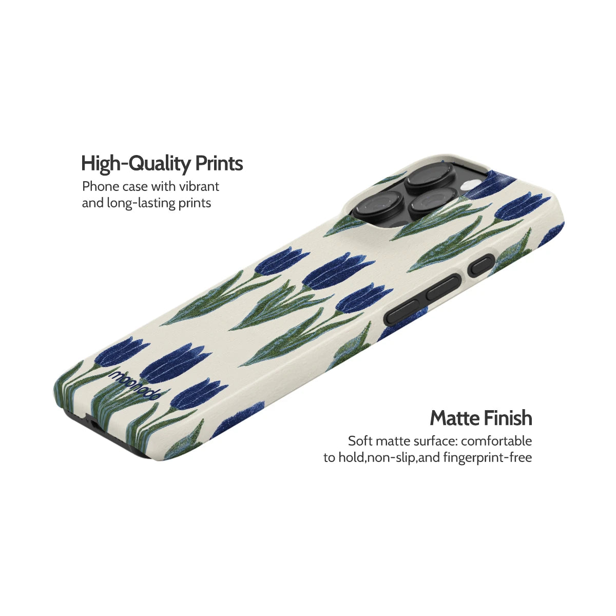 Midnight Tulip - iPhone 16 Pro Case