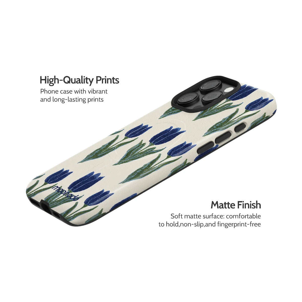 Midnight Tulip - iPhone 16 Pro Max Case