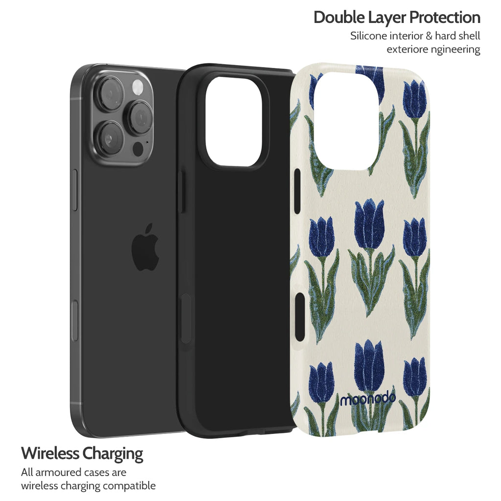 Midnight Tulip - iPhone 16 Pro Max Case