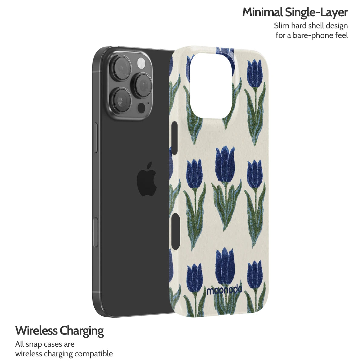 Midnight Tulip - iPhone 16 Pro Max Case