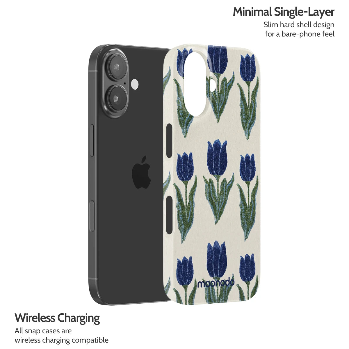 Midnight Tulip - iPhone 17 Case