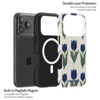 Midnight Tulip - iPhone 17 Pro Case