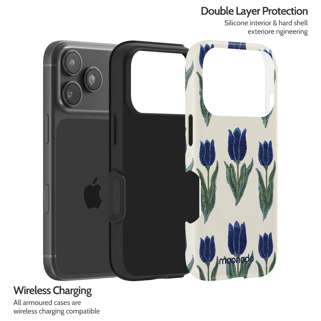 Midnight Tulip - iPhone 17 Pro Case